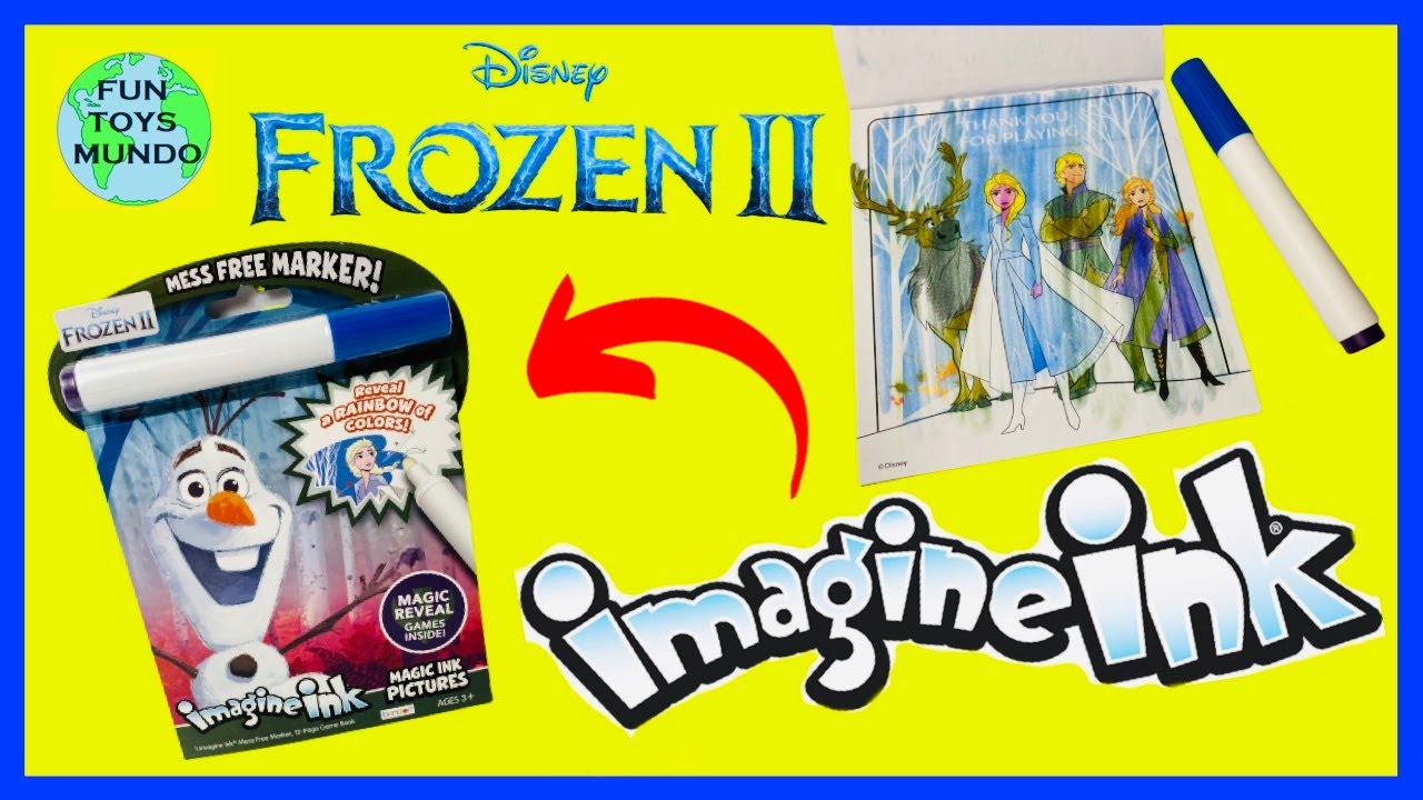 NEW Frozen 2 Imagine Ink Coloring Book