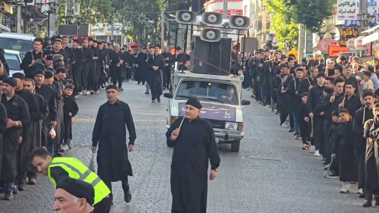 مداحی حاج بلال حضرتی دسته عزاداری شهرستان سرعین اردبیل ماه محرم 