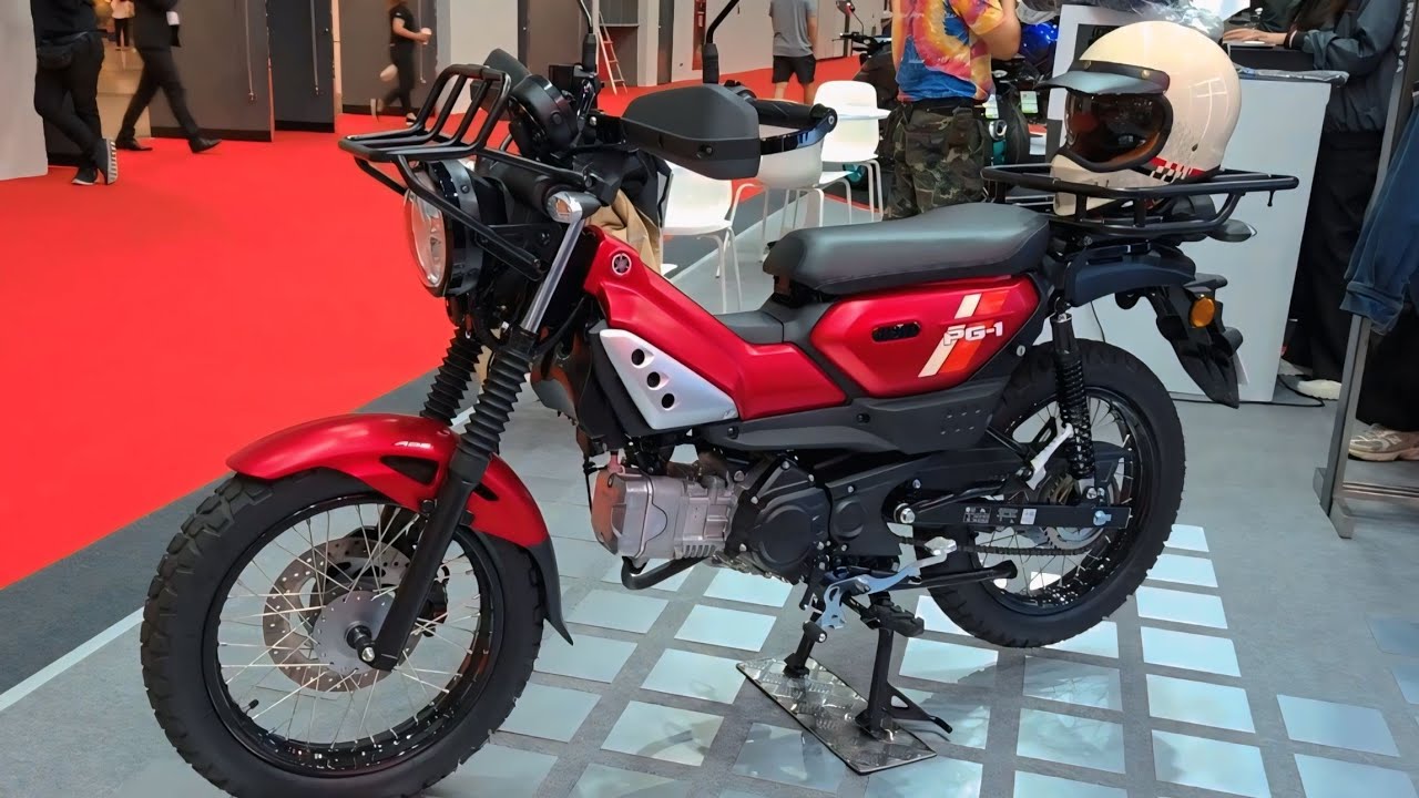 Мотоцикл Yamaha Adventure Bike версии 2026 года &mdash; PG1 RED WALKAROUND