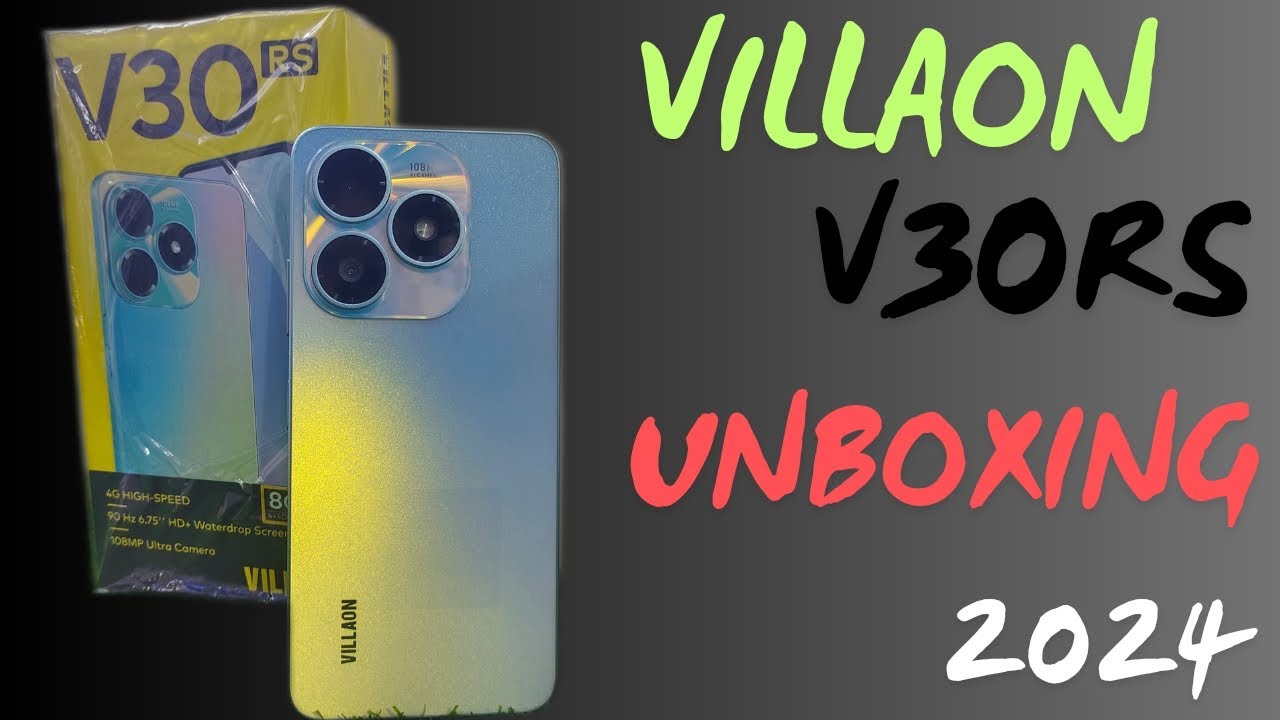 Villain V30 RS Unboxing in Pakistan