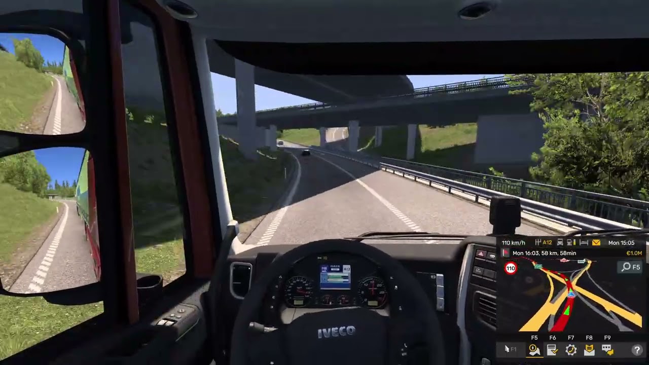 20 Tons of Flour Across Sweden 🇸🇪 227 km Iveco Truck Nordic Logistics Drive in ETS 2 №1