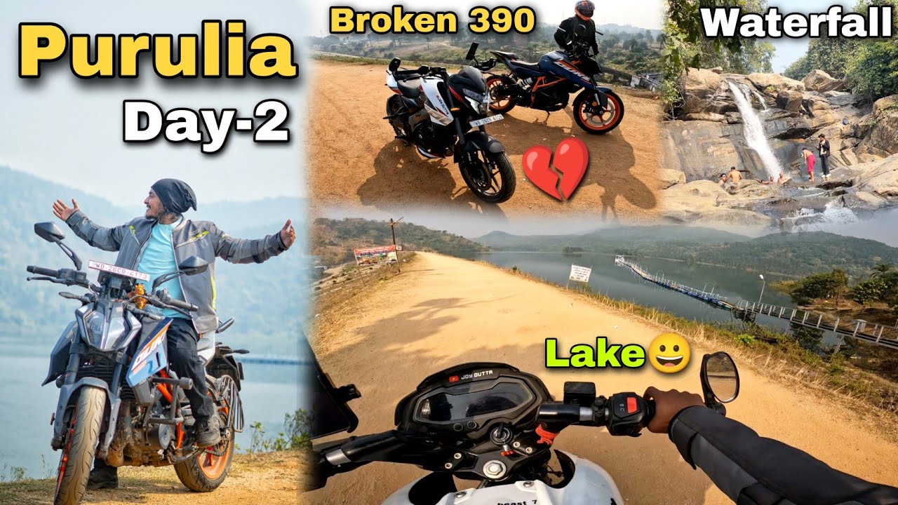 Kolkata To Purulia Day -2 || Broken Duke 390 💔😭 @joydutta7 