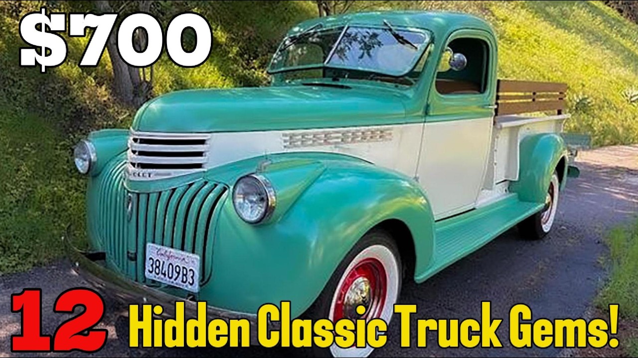 Скрытые жемчужины: 12 классических грузовиков на продажу на Craigslist!