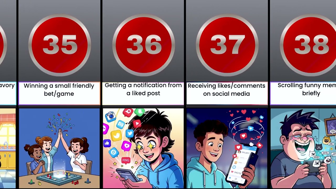 Highest Dopamine Activities Ranked 🧠⚡😳