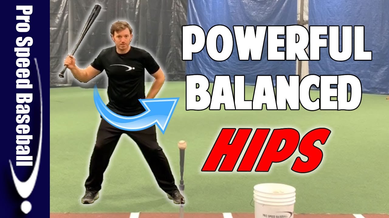 Powerful Hips For Balance | Baseball Hitting Mechanics (Pro Speed Baseball)