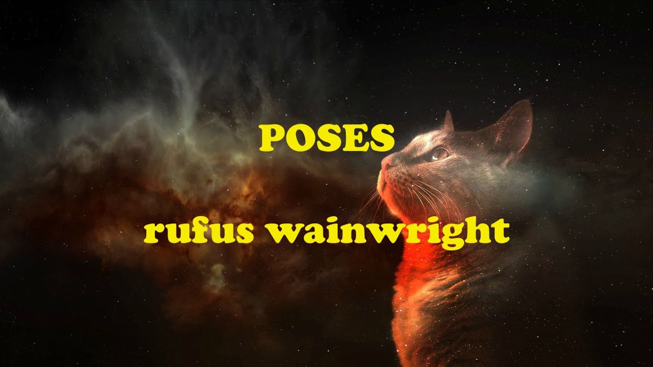 RUFUS WAINWRIGHT poses - karaoke