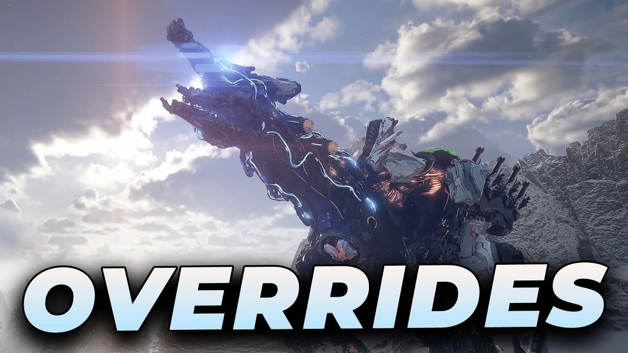Horizon Forbidden West - ALL OVERRIDES - All Mounts + Machine vs Machine FIGHTS!
