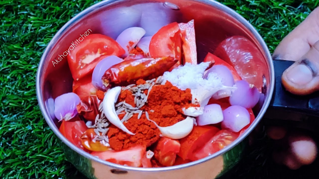 5 Minutes simple Easy Chutney Recipe | Street Style Kaiyendhibhavan Kara Chutney Recipe | Sidedish.
