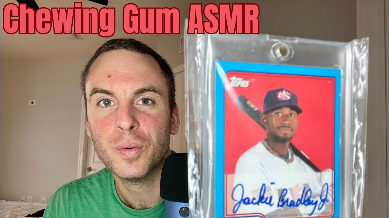 ASMR Gum Chewing & Sports Cards