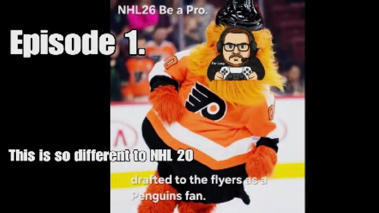 NHL26 Be A Pro. Episode 1.