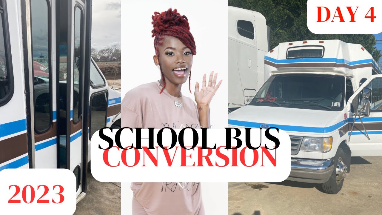 School Bus Conversion | into a Mobile Salon | DAY 4: #buslife #skoolieconversion