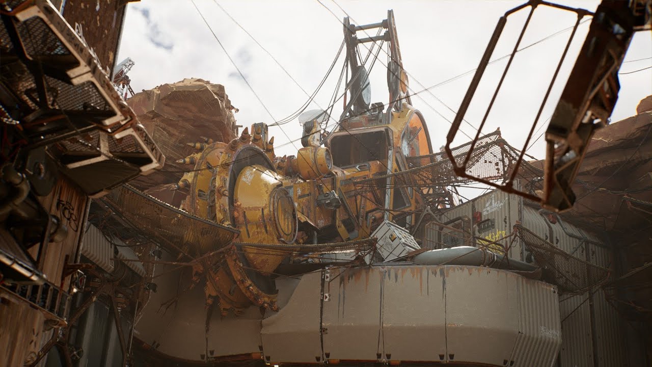 Unreal Engine 5 movie-level hyper-realistic science fiction scenes