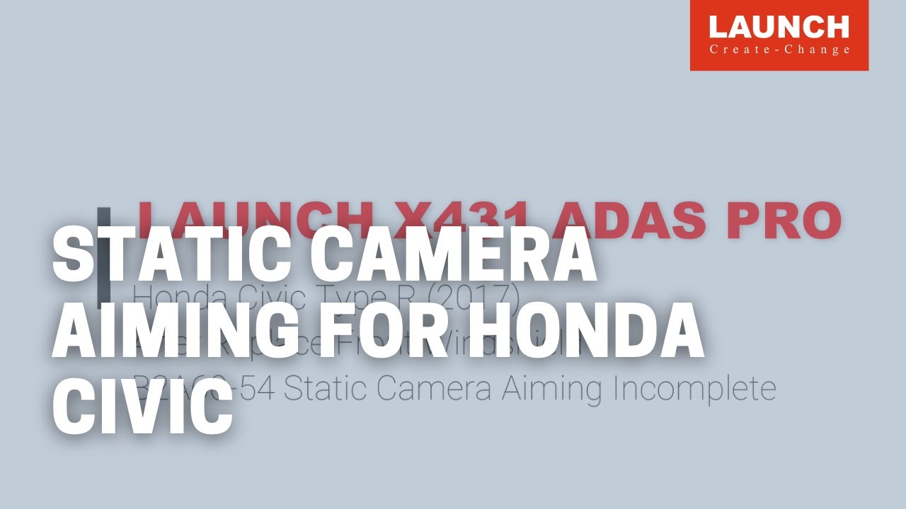 X-431 | Static Camera Aiming | LAUNCH