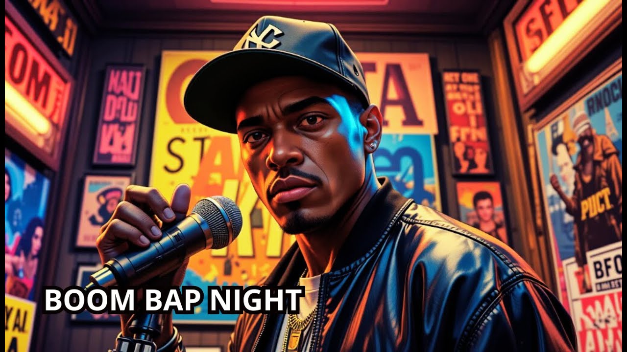 Boom Bap Night – Classic & Smooth Rap Instrumental | 90 BPM #boombap  #chillrap