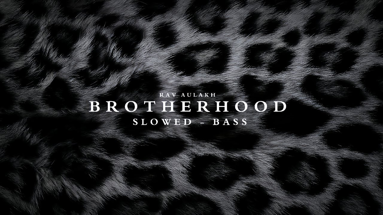 Brotherhood - Rav Aulakh | Slowed Reverb | Bass Boosted | Lofi | Bass Bhaiya | #slowedbass#ravaulakh