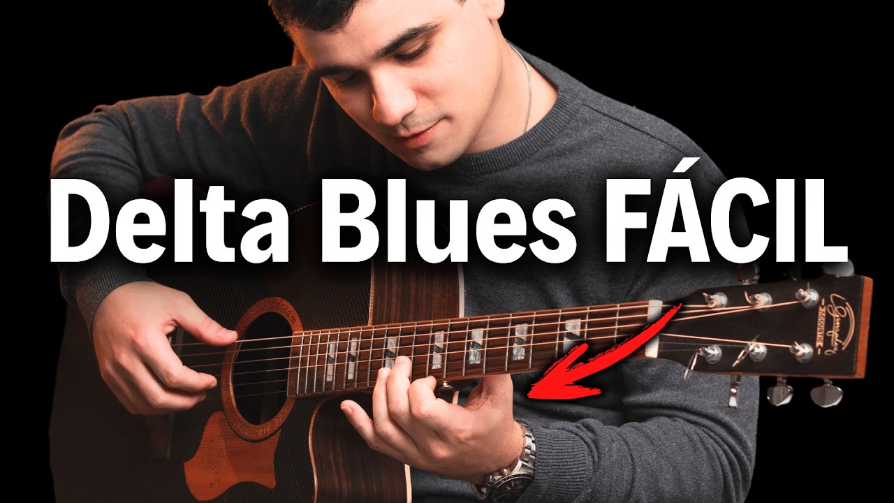 Aprenda o VERDADEIRO BLUES sem sair do BRASIL (Violão canta SOZINHO)