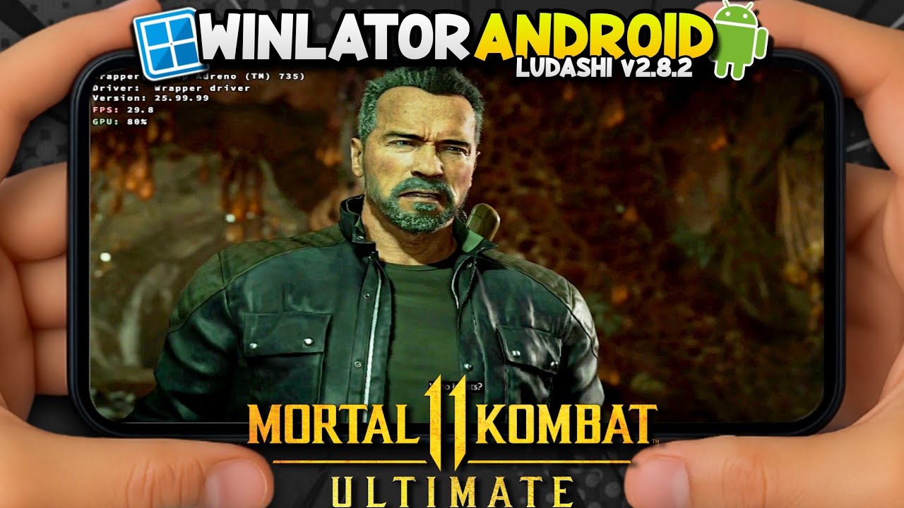 Mortal Kombat 11 on Android Winlator Ludashi 2.8.2  Gameplay Test | Snapdragon 8s Gen 3 POCO F6