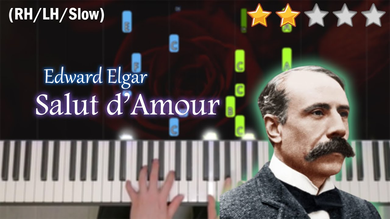「鋼琴教學」你很可能聽過但不知道名字的古典名曲 ! | Salut d’Amour (簡易版) | 愛的禮讚 | Edward Elgar |