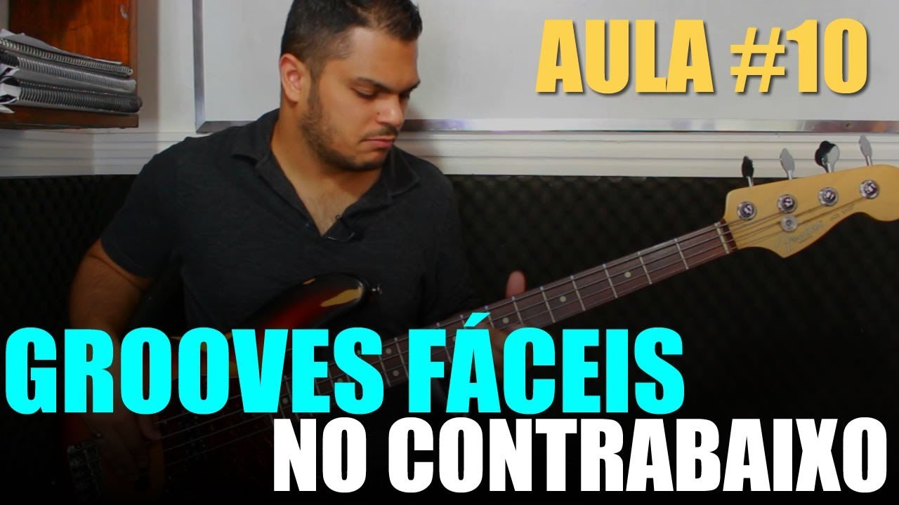 Grooves Fáceis no Contrabaixo (AULA 10) - Aprenda Contrabaixo do Zero