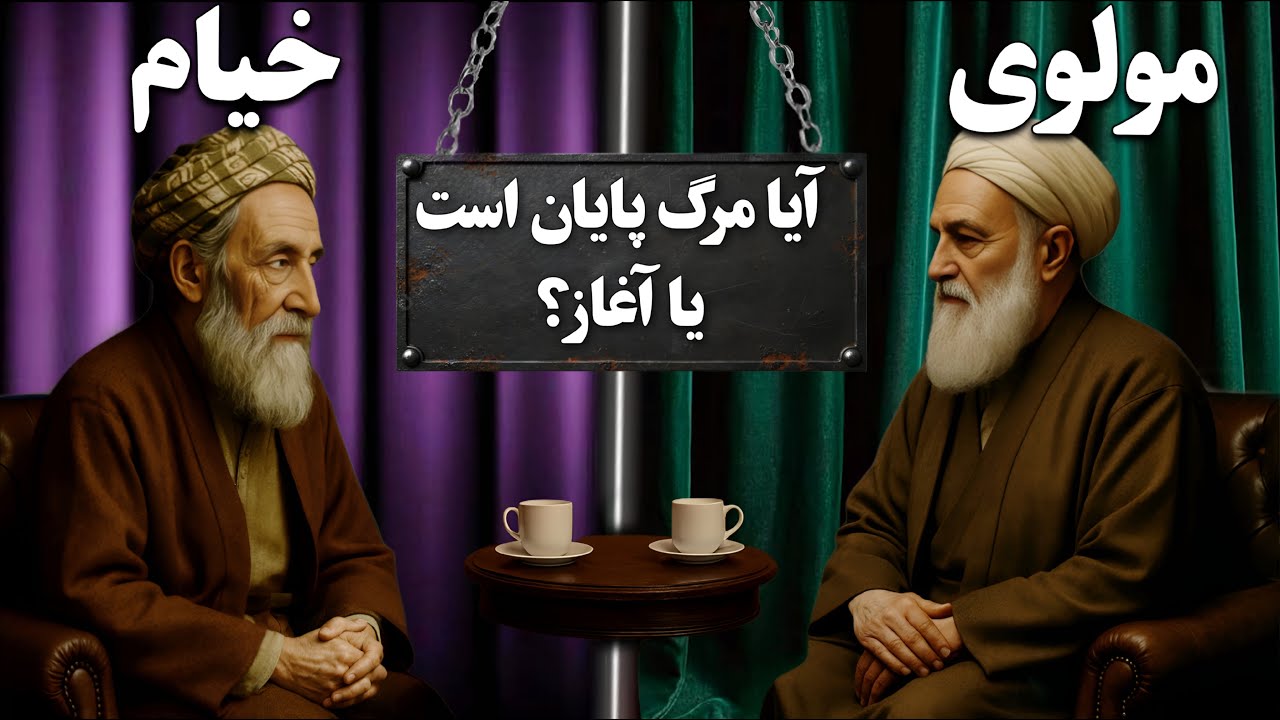 مناظره مولوی در برابر خیام | عقل یا عشق