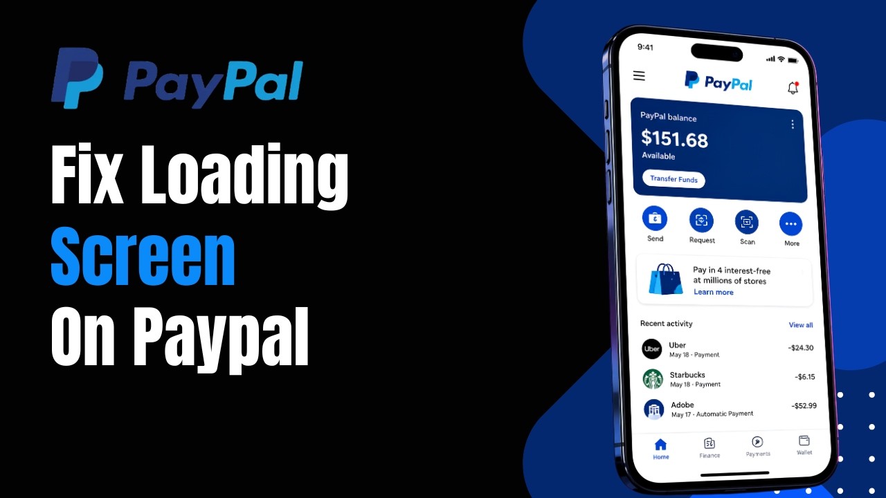 How to Fix PayPal Stuck on Loading Screen !