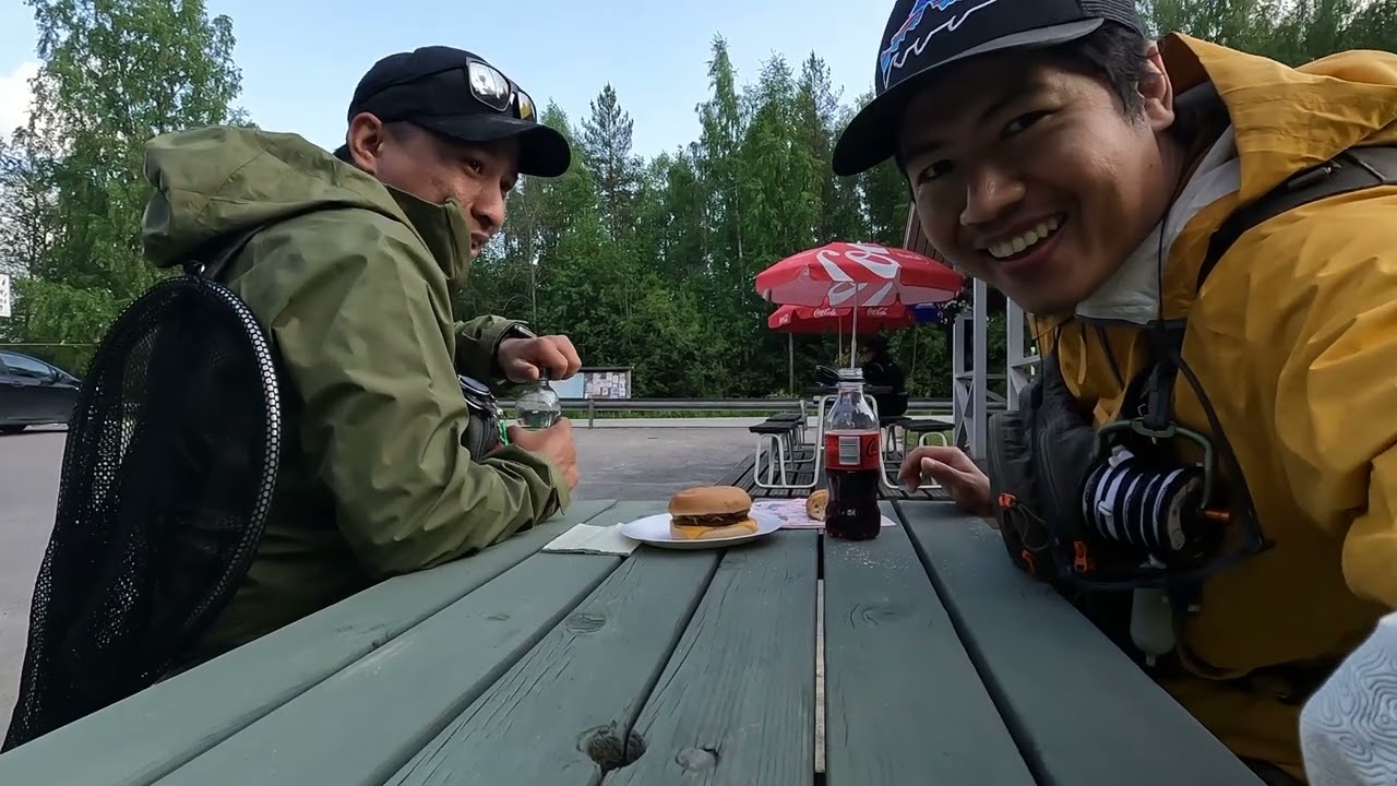 Nepali Fly Fishing Duo Chasing Big Brown Trout in Kermankoski, Finland! 🇳🇵🇫🇮
