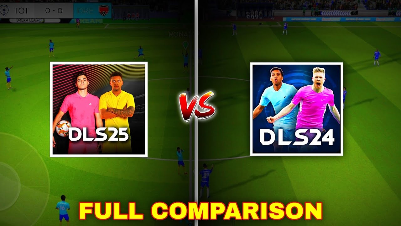 DLS 25 vs DLS 24 Full Comparison | Dream League Soccer 2025