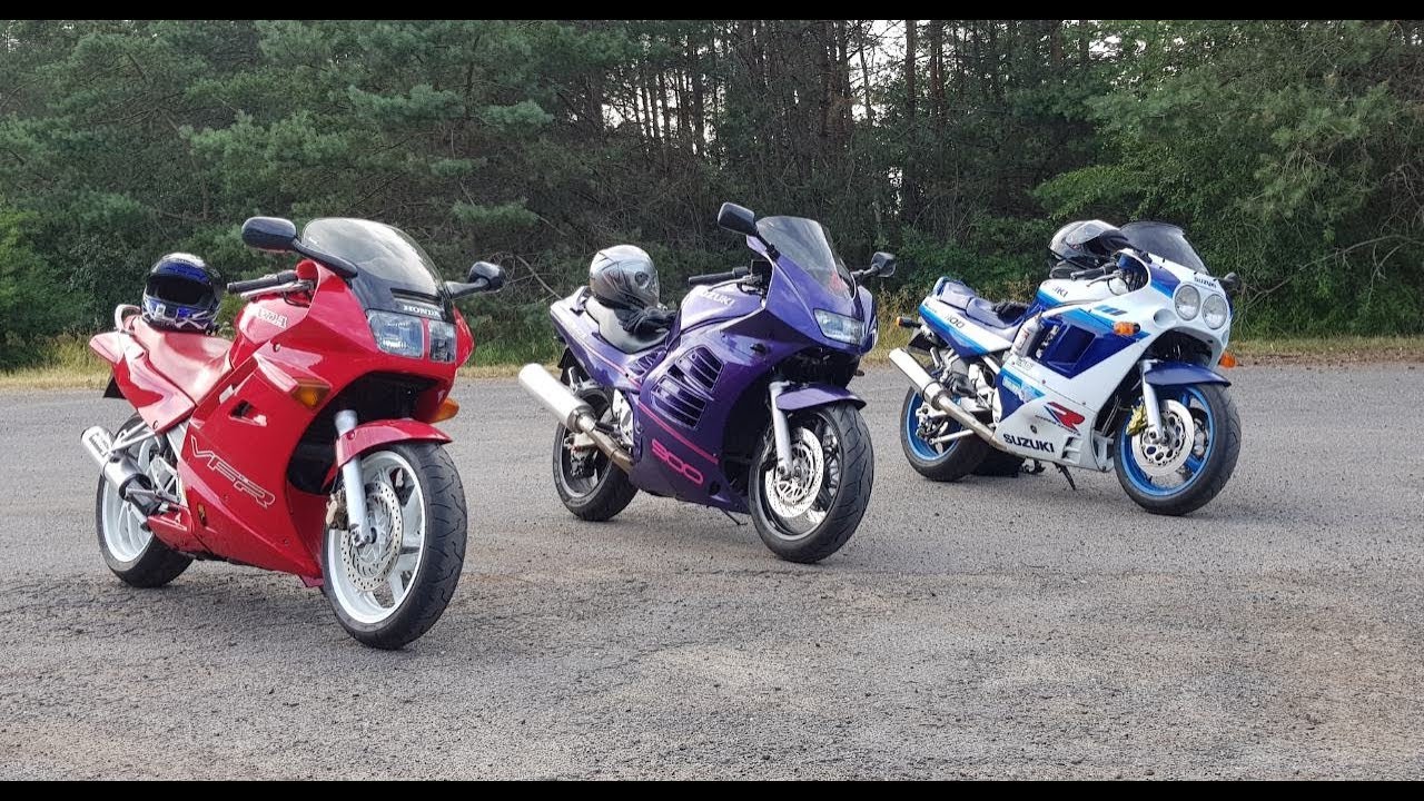RF 900 GSXR 1100 VFR 750 Comparison Test