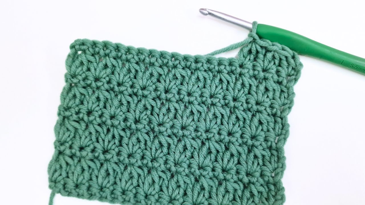 How to Crochet A Beautiful Stitch | Perfect For Blankets! 🧶
