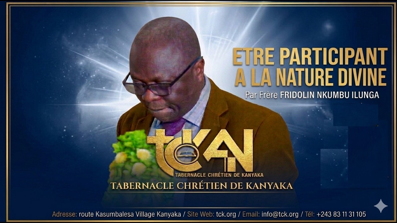 ETRE PARTICIPANT A  LA NATURE DIVINE  PAR FRERE FRIDOLIN NKUMBU ILUNGA  VENDREDI 06 03 2026