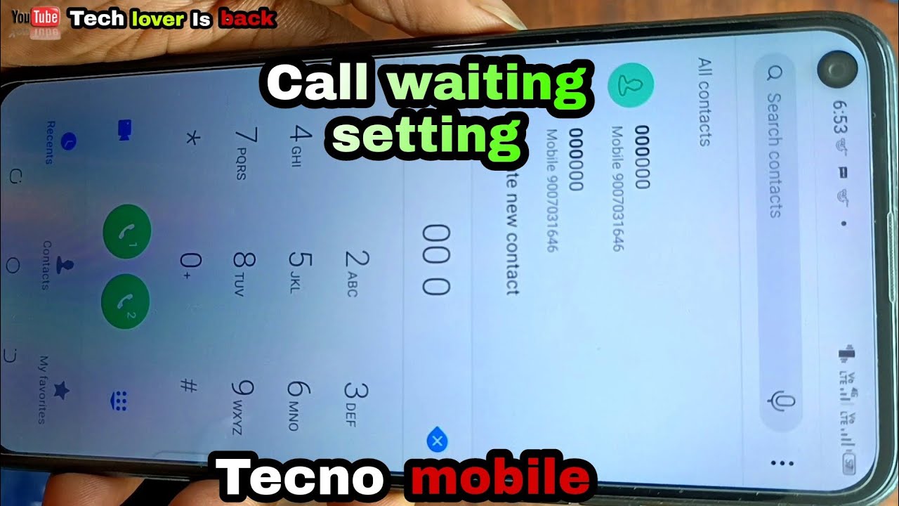 Tecno spark 5 pro | How to activate call waiting on tecno mobile | call waiting settings