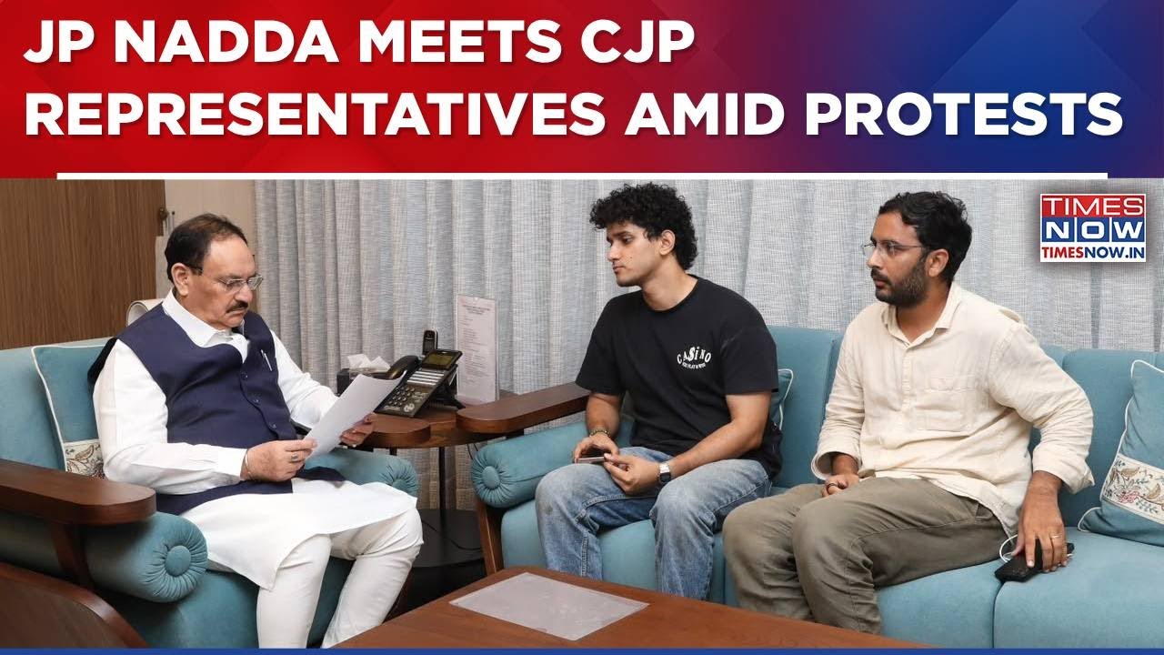 Modi Govt Vs CJP: JP Nadda Meets CJP Representatives, Holds Talks Amid 'Sansad Chalo' March | WATCH