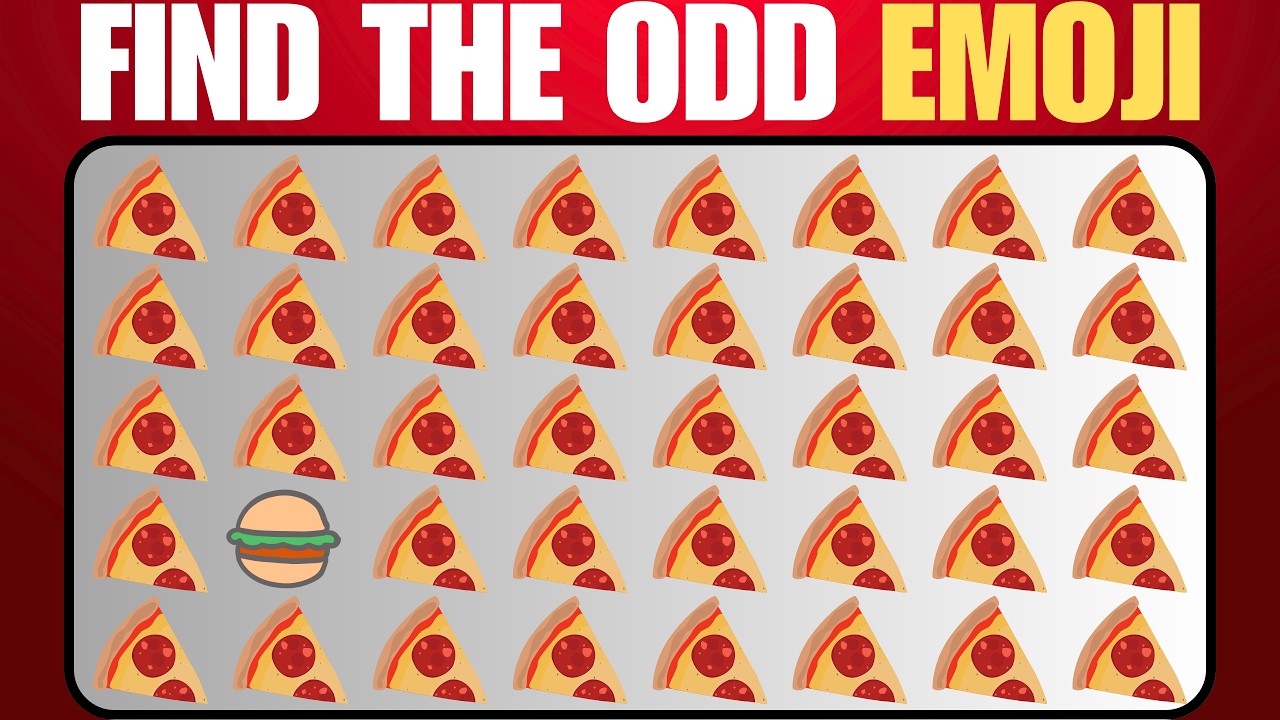 99% FAIL! Find The Odd Emoji Challenge 😱🧠 | Only Geniuses Can Spot It!