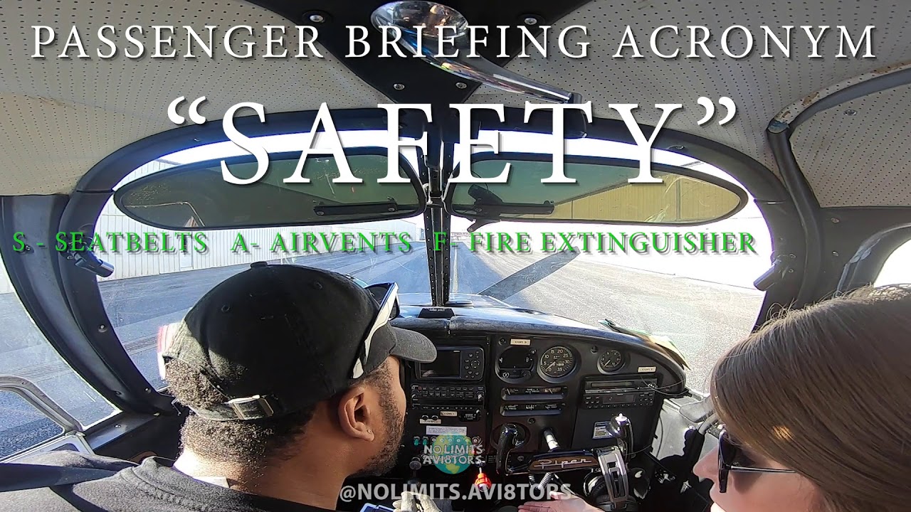 PASSENGER BRIEFING 