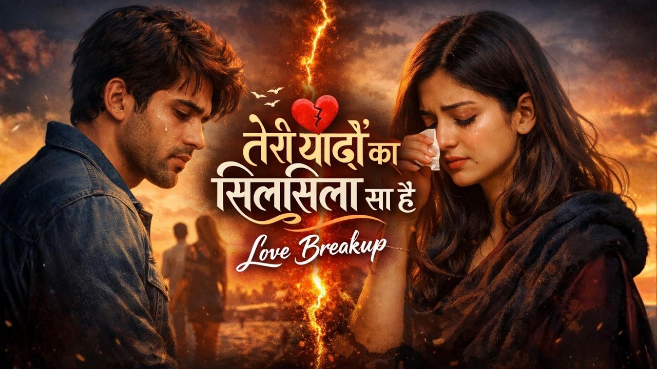 तेरी यादों का सिलसिला सा है | AI Generated Heartbreak Song / AI Song | Open Vibe Music