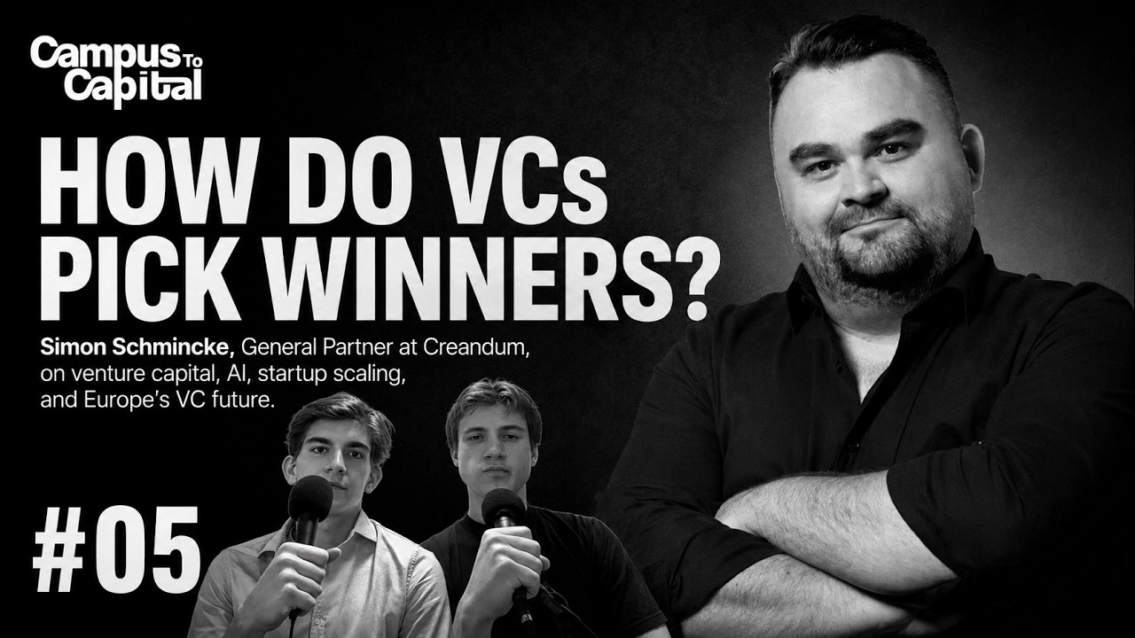 #05 Simon Schmincke - General Partner @ Creandum on Scaling StartUps & the Future of Venture Capital