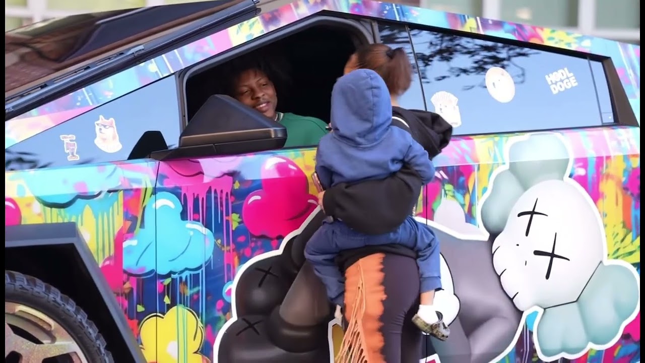 RegTooFunny GOLD DIGGER Prank On SUPER FREAK & Girl With BABY With Cybertruck! #2 