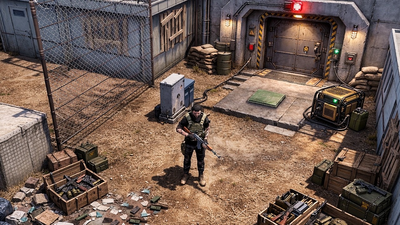 ESSE LOCAL É MUITO TENSO!! | ABRI O BUNKER MILITAR + HACKEANDO COFRE e TRAJE DA ZONA TÓXICA!