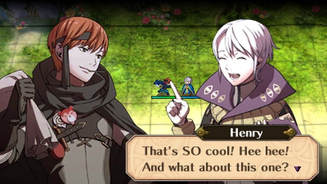 Fire Emblem Awakening - Gaius & Henry Summer Scramble Conversations