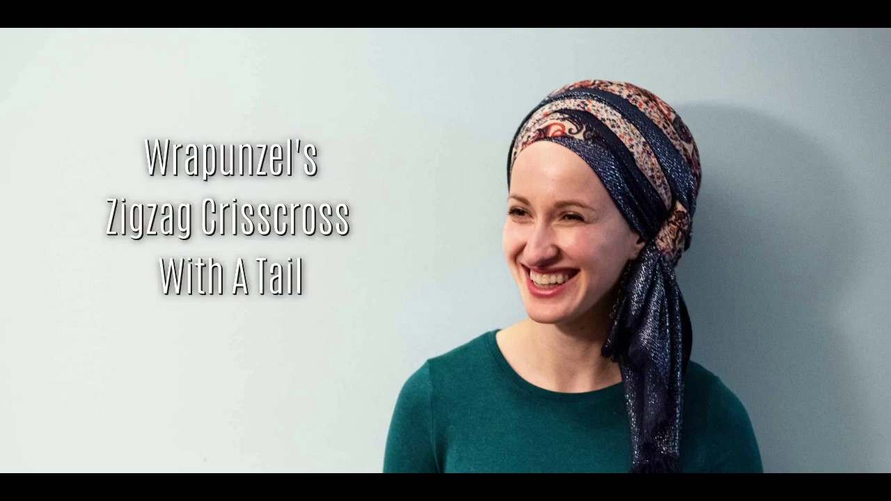 Zig-zag Crisscross With A Tail Wrap! Wrapunzel Tutorial!