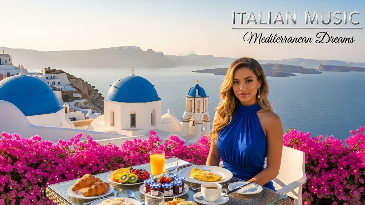 Amalfi Coast at Sunset 🎶 Soft Guitar Music for Sleep & Deep Relaxation | 4K