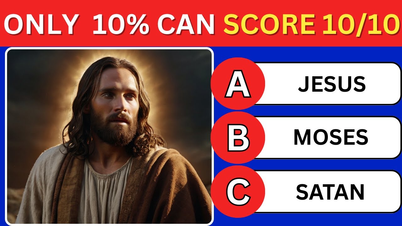 Jesus Christ Bible Quiz | 10 Questions Only True Believers Can Answer #jesuschrist