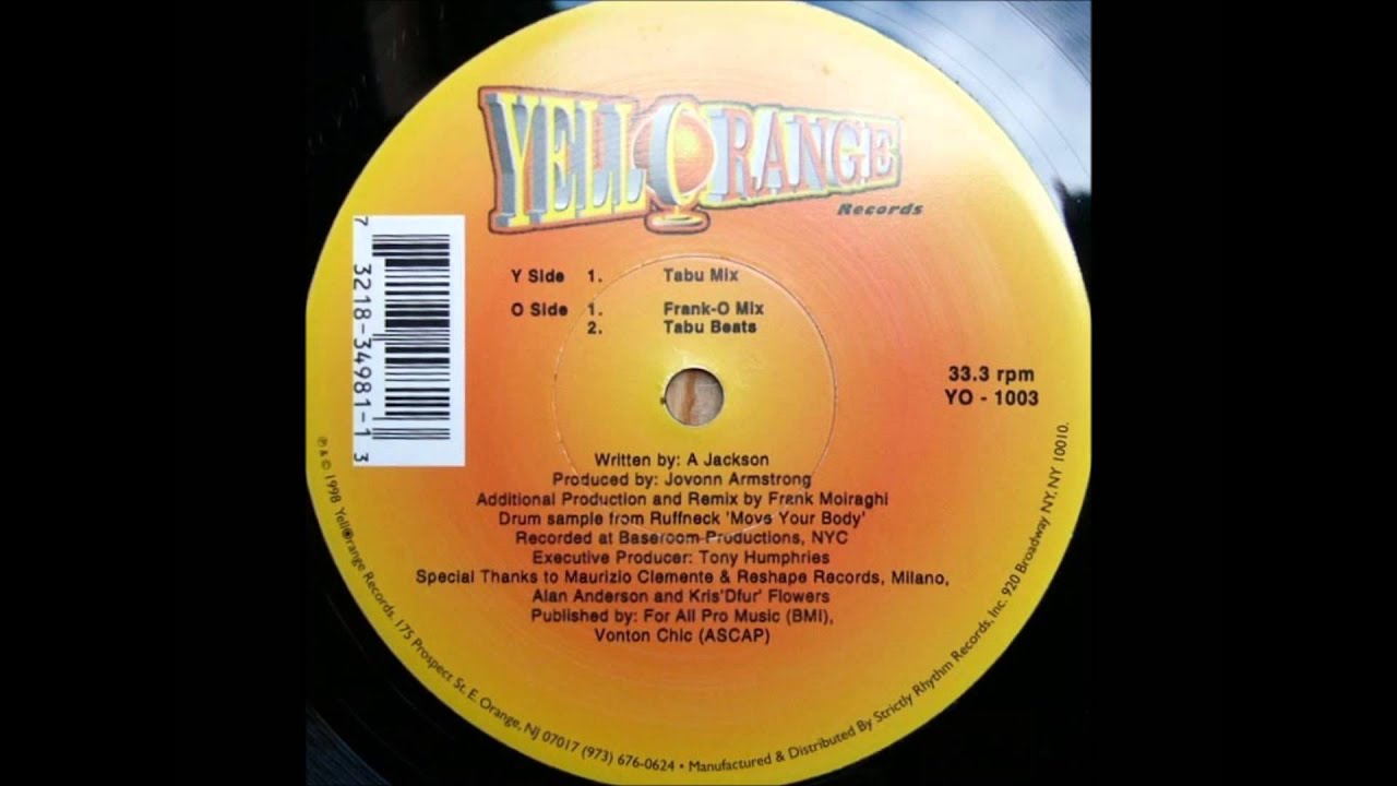 AJ - Can't Get Enough (Tabu Mix)