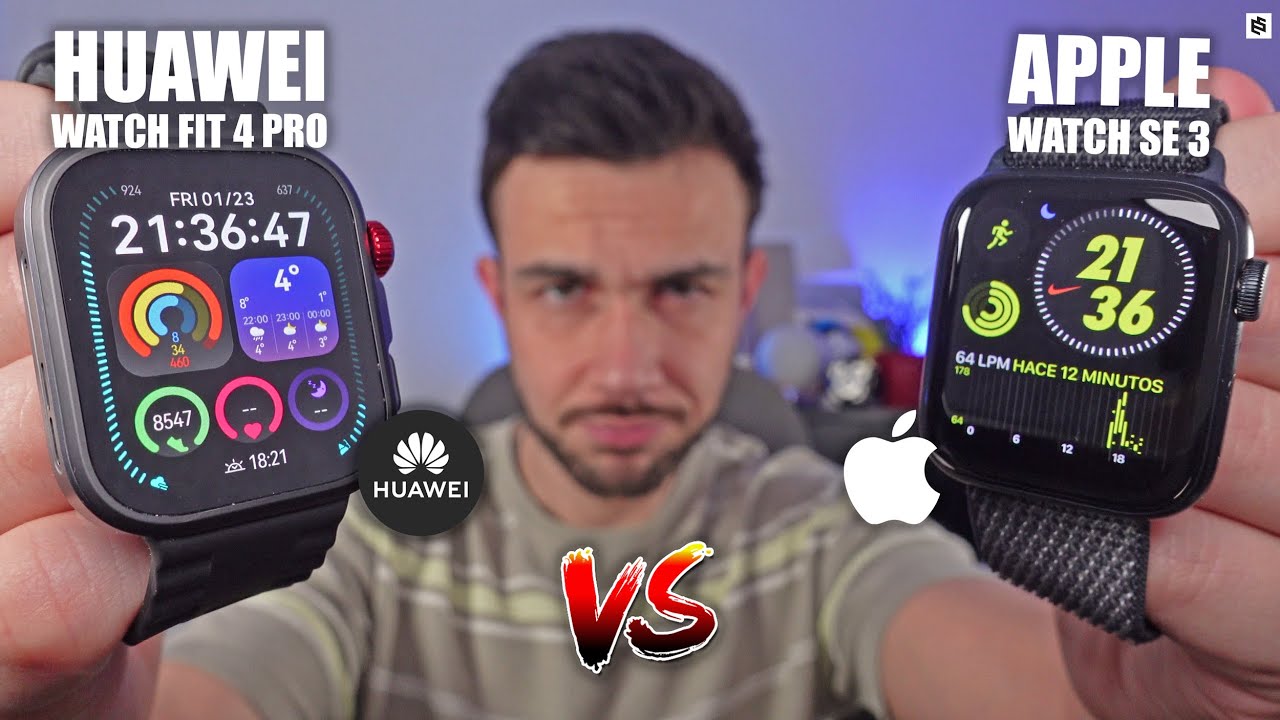 QUÉ HUMILLACIÓN!🤯APPLE WATCH SE 3 vs HUAWEI WATCH FIT 4 PRO