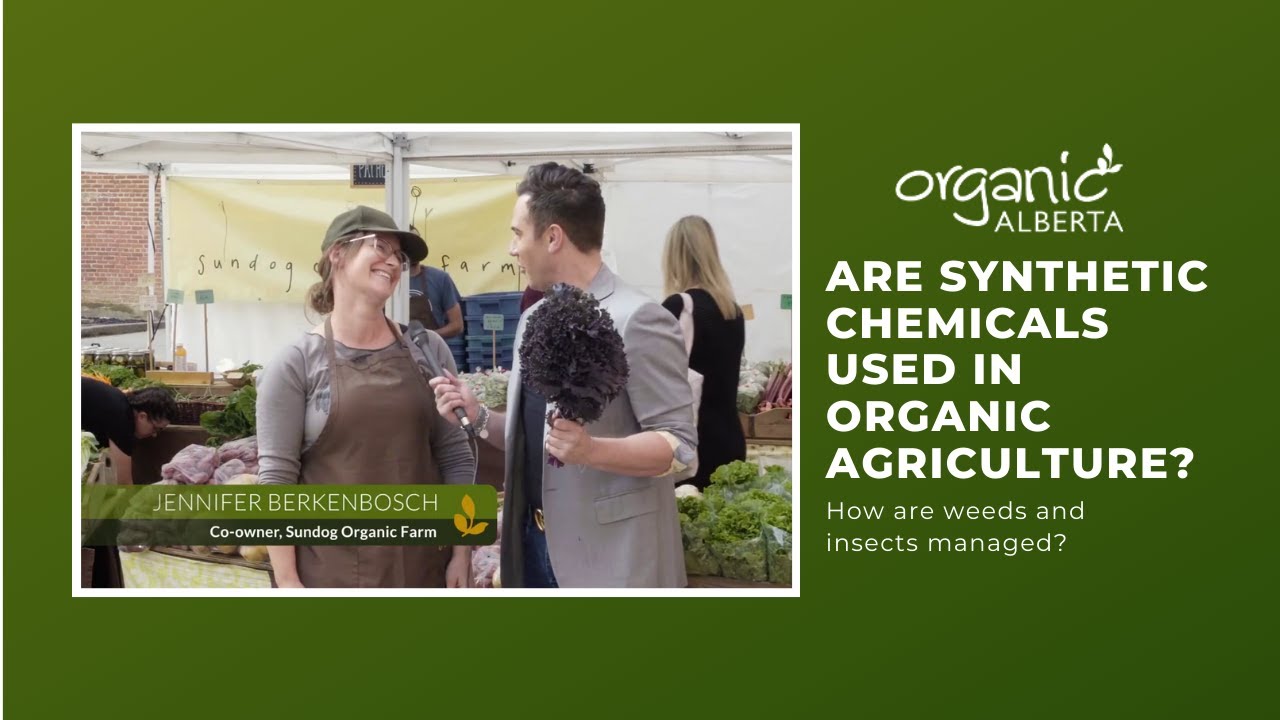 Are synthetic chemicals used in organic agriculture?