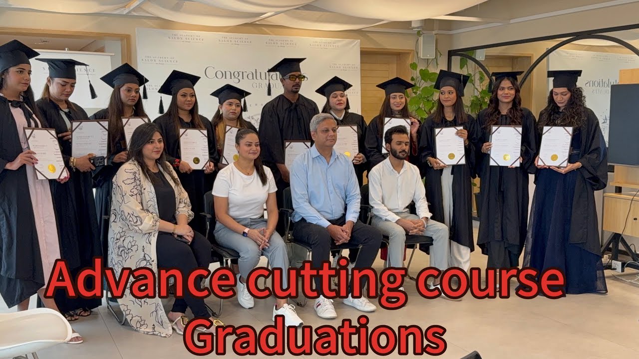 Successfully complete Advance haircutting course || Misbah addy ￼