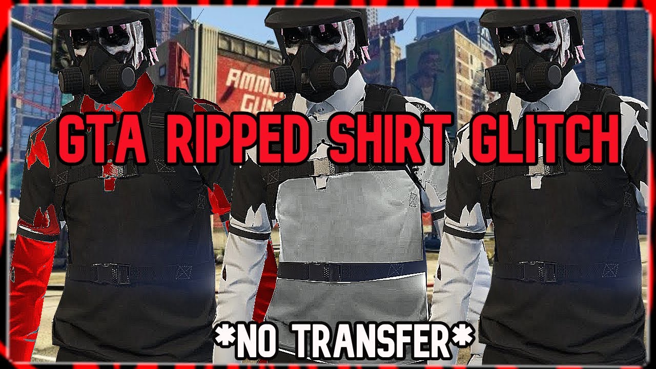 *NEW* How To Get A Ripped Shirt on GTA! - GTA Ripped Shirt Glitch (How to Get Try Hard GTA Clothing)