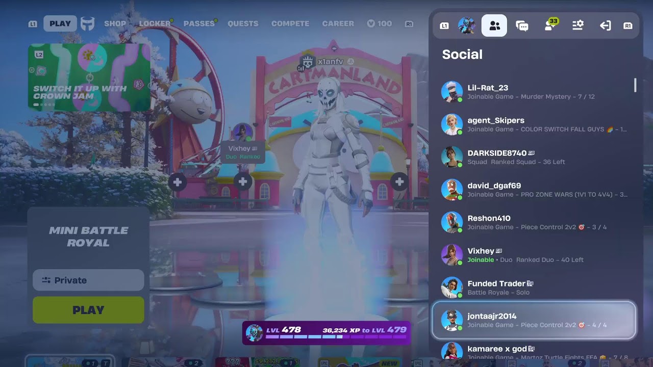 Steal the brainrot fortnite/trading/selling