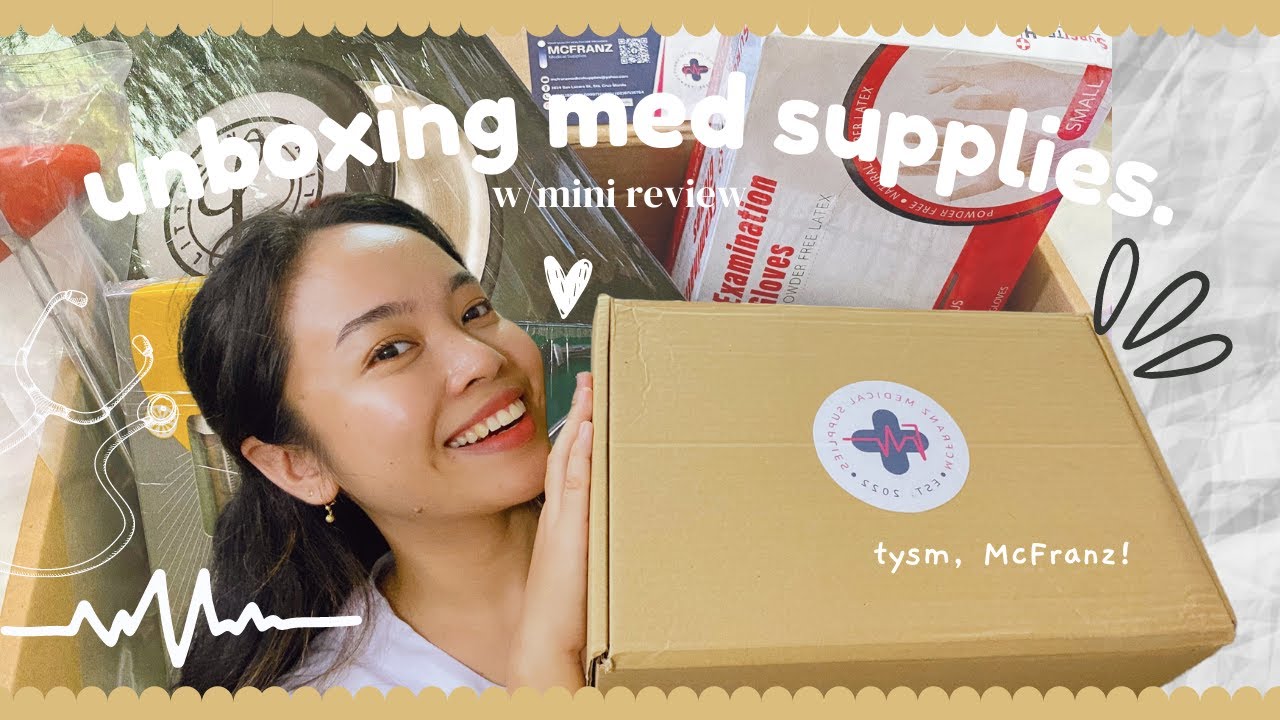 kamusta medschool? | I got a package full of medical equipment! 📦   ft. McFranz Medical Supplies ✨