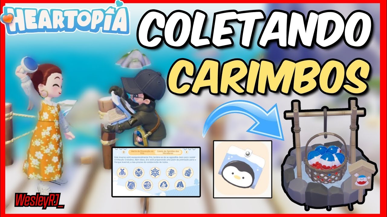 HEARTOPIA | COLETANDO CARIMBOS dos MORADORES com RECOMPENSA NO FINAL (PREPARAÇÃO de INVERNO)